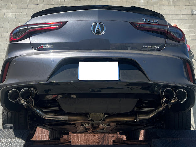 2021-PRESENT ACURA TLX MUFFLER DELETE AXLE BACK QUAD TIPS EXHAUST